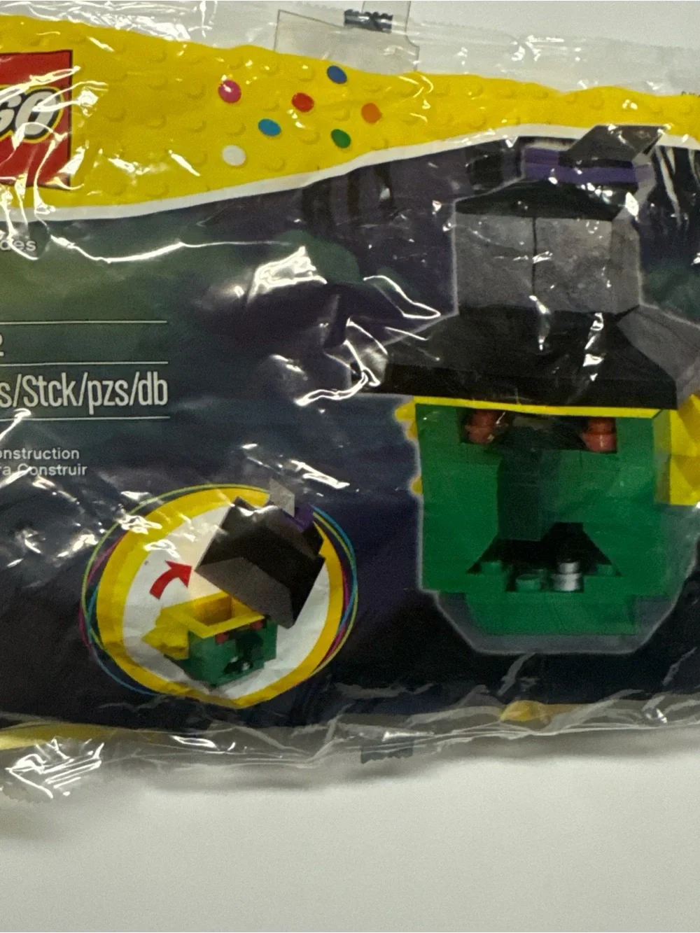 LEGO Creator Halloween Witch 40032 Holiday Polybag 2012 Monster Green Head Hat